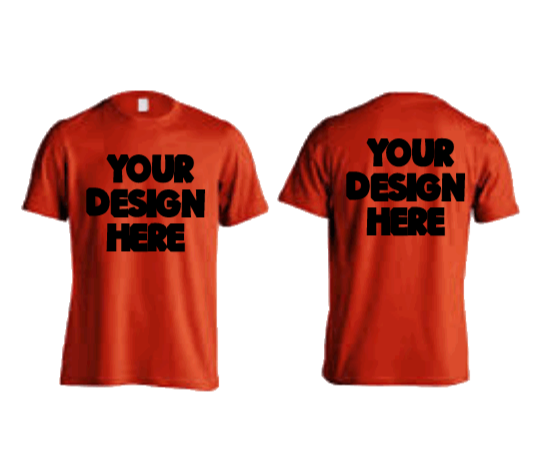 Personalize your T-shirt add your own business design for parties and events